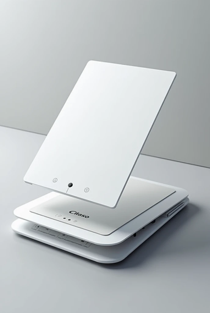 a notepad created with a high technology pad with only one sheet. The sheet was made from a special, possibly futuristic material that allows create another pad when the user reached the end or bottom part of the sheet upon flipping the page. The notepad uses a mechanical or material-based mechanism to create a new page. Additionally, it has materials that can recognize the ink that indicates the page's end.