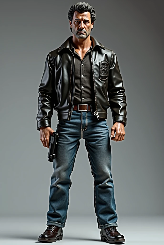 Sylvester Stallone Miniature Action Figure From Tango &amp; Cash Full Body Realistic As Real Life  