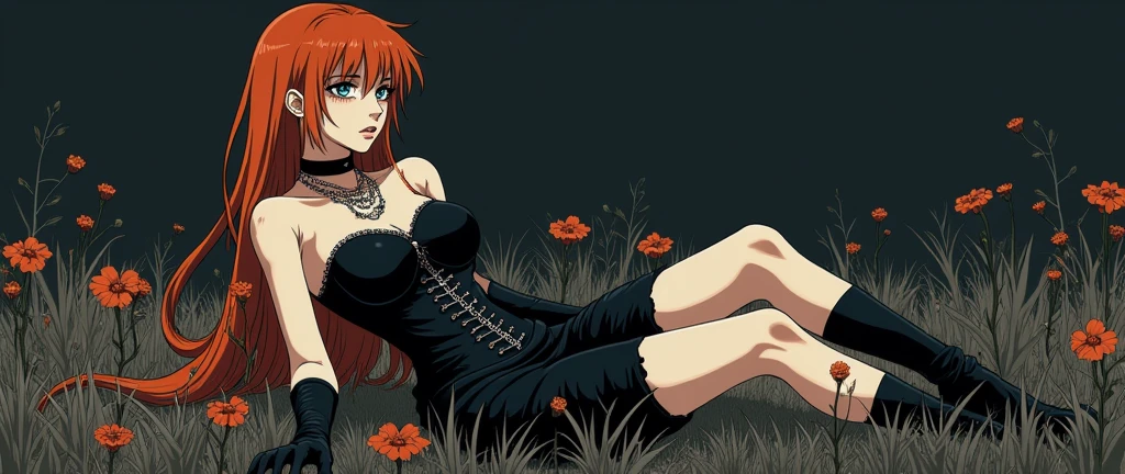 (((Nami))), (One Piece), orange eyes, orange hair, ((black background)), Official art, Unity 8k Wallpaper, Ultra-detail, Beautiful and aesthetic, masterpiece, Best Quality, (zentangle, mandalas, Tangle, Entangle), (fractal art:1.3), 1girl, huge tits, extra thick thighs, Extremely detailed, Most Beautiful Form of Chaos, elegant, a brutalist designed, vivd colour, romanticism, Atmospheric, arms behind back, (((((anime style))))), thick body, think waist, big hips,