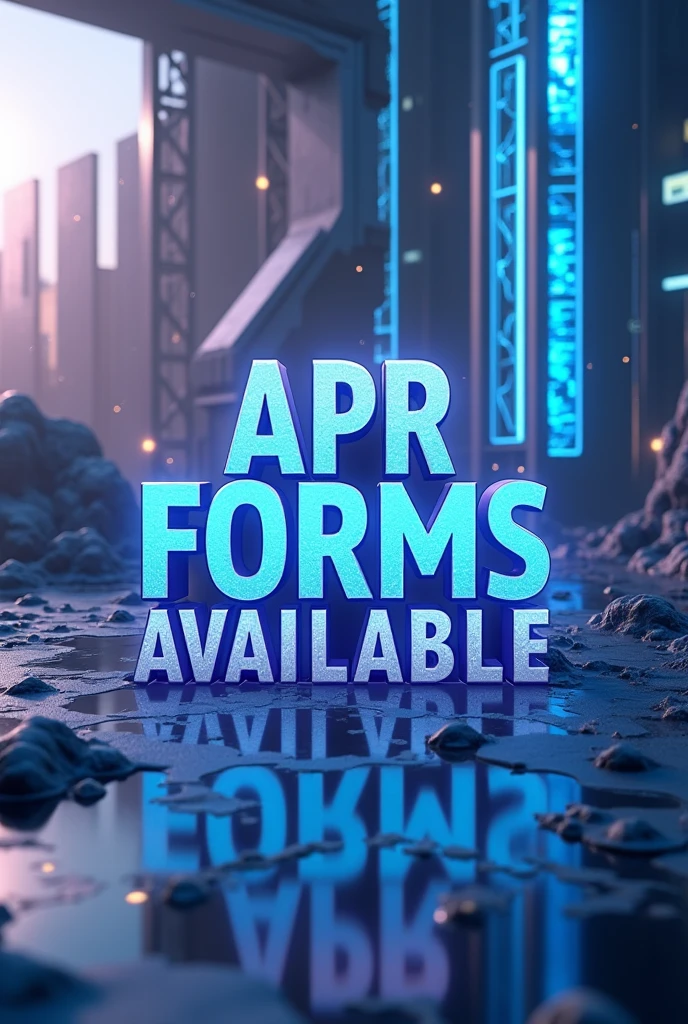 Make a wallpaper with 3d background written (Apr Forms Available)