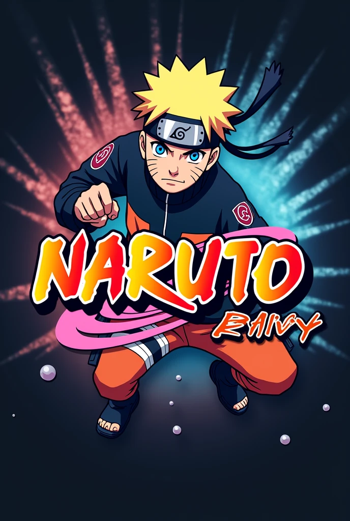 A logo of an anime with 'Naruto' written on it