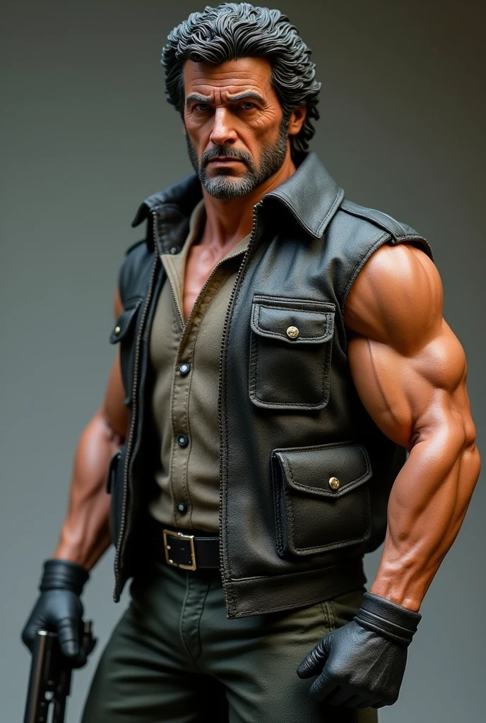 Sylvester Stallone Miniature Full Figure Daylight Movie ,Real full body as reality