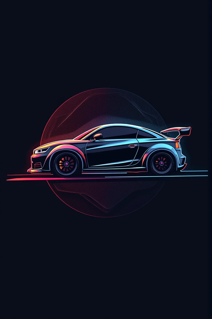 Create a logo for car photo account 