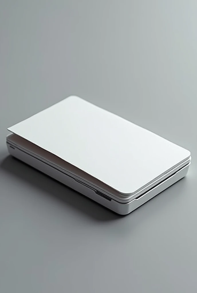 a notepad created with a high technology pad with only one sheet. The sheet was made from a special, possibly futuristic material that allows create another pad when the user reached the end or bottom part of the sheet upon flipping the page. The notepad uses a mechanical or material-based mechanism to create a new page. Additionally, it has materials that can recognize the ink that indicates the page's end.