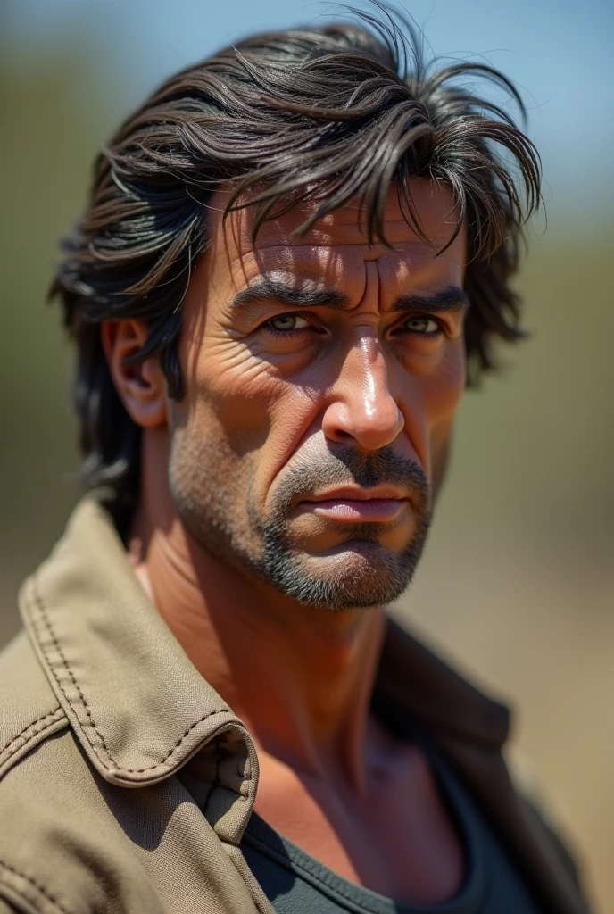 Sylvester Stallone Miniature Full Figure Daylight Movie Full Body Realistic As Real  