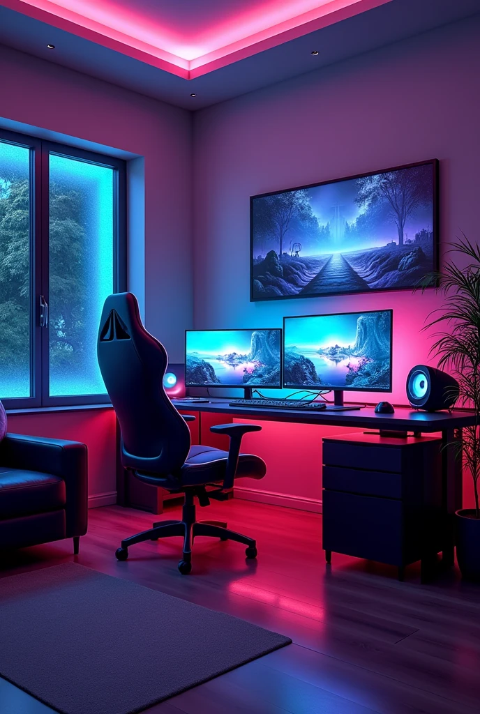 Gamming room setup