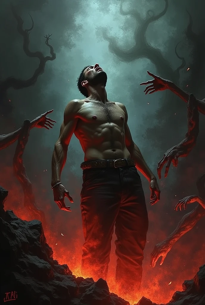 punish man in hell