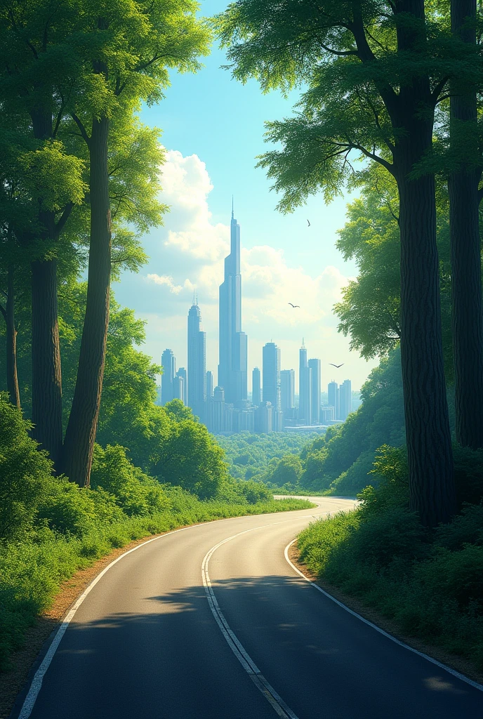 Nisan Skyline in side of the forest road