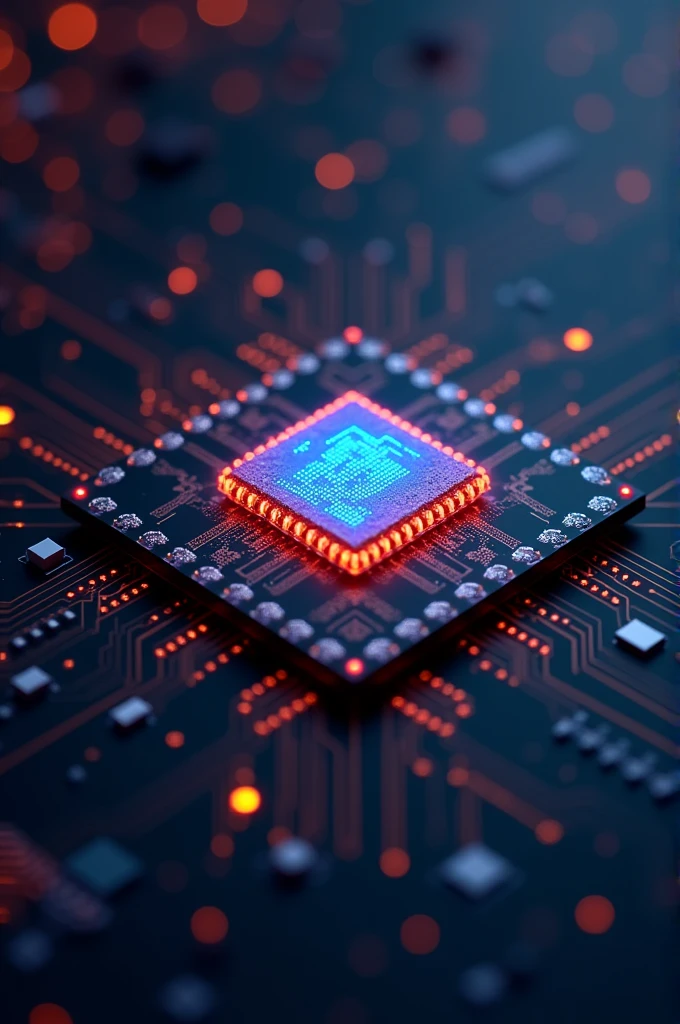 small Nano-chip processor with integrated ai