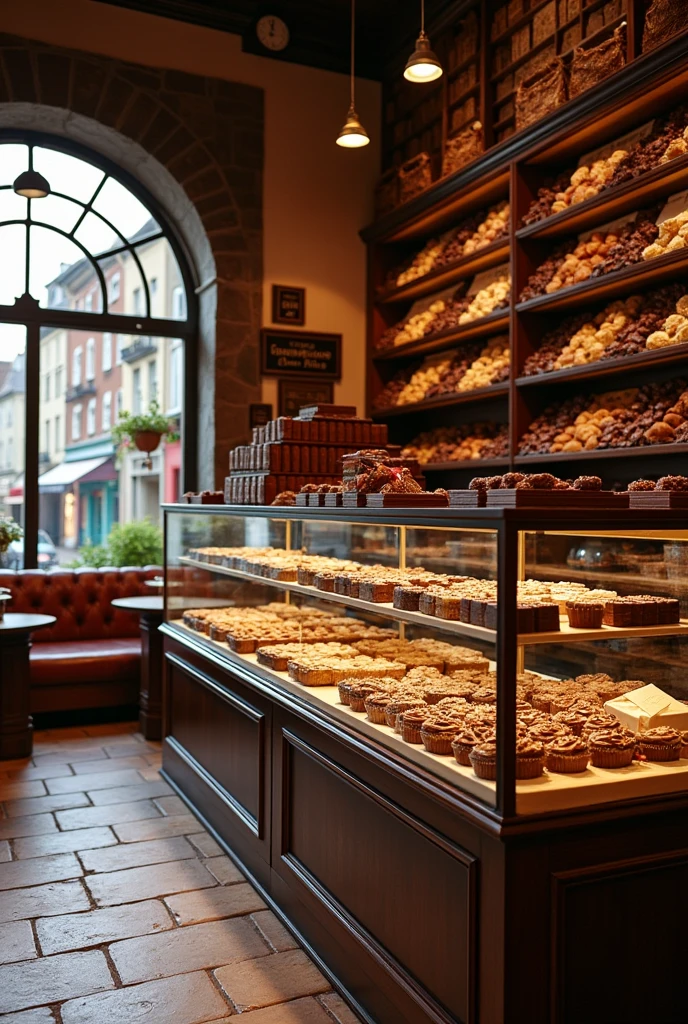 Create a chocolate shop image