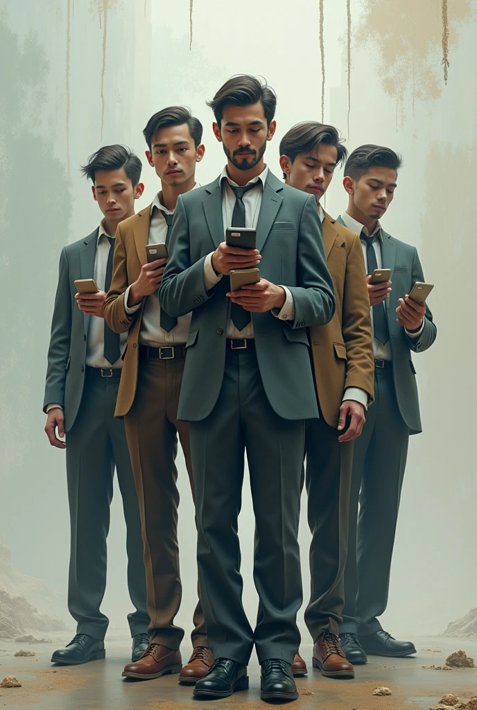 The men Transform into the phone