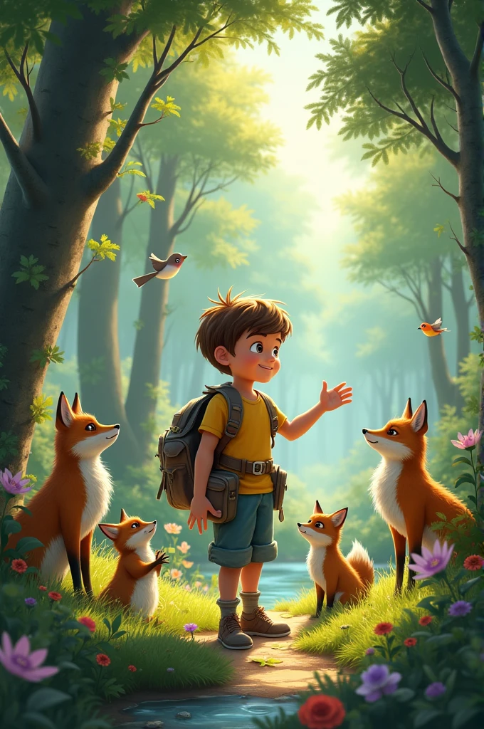 Leo: A brave  with a natural curiosity for the unknown. Leo discovers he has the ability to communicate with animals.