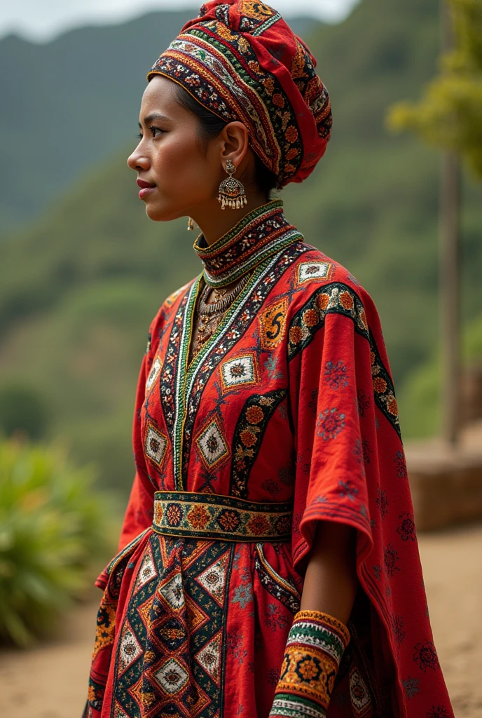 Timor Leste national costume (tais- traditional weaving)