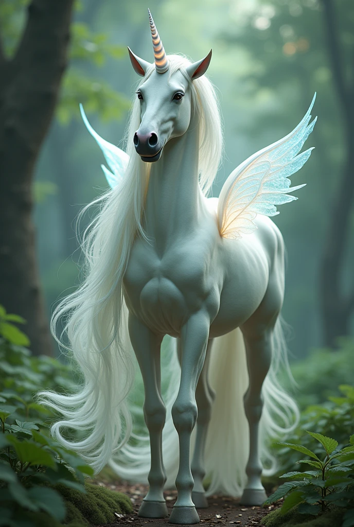 Humanoid female unicorn