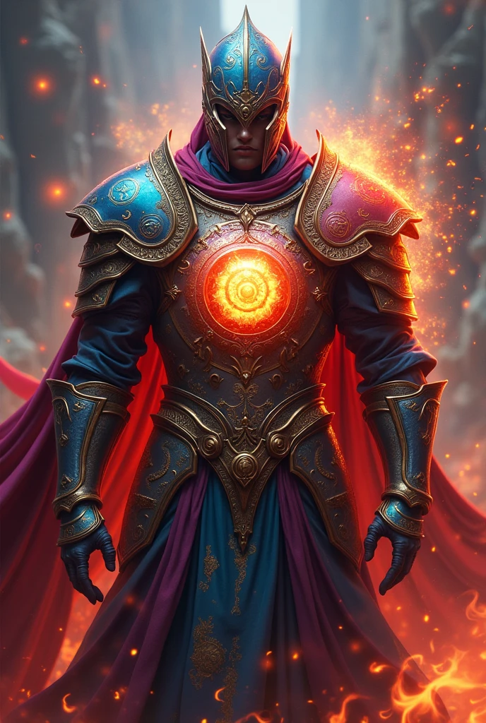 The fire symbol included Polychromatic Armor