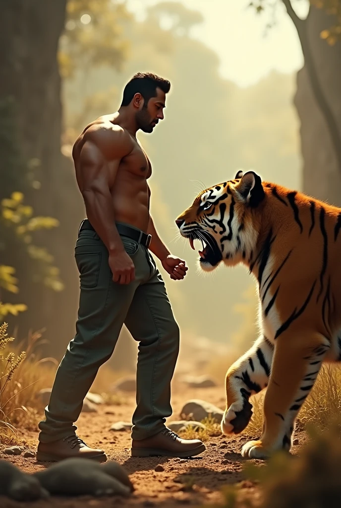 Salman khan with tiger zinda hey and salman khan killed a buffalo with his kick
