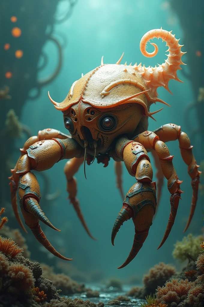 Crab fused with a squid