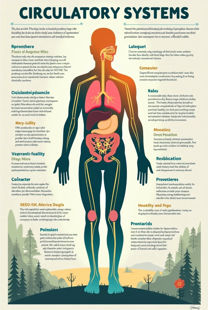 Make a poster making about taking care of your respiratory system and circulatory system