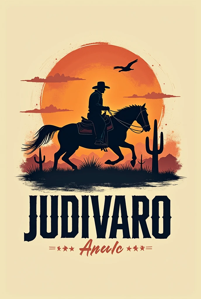 LOGO CONCEPT LIKE MAVERICK DALLAS  BUT THE TEXT WILL BE "JUDIVARO"