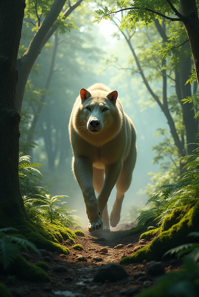 Animal walk in forest 