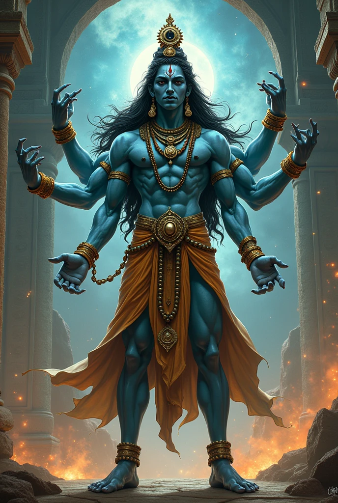 Ben 10 as a lord shiva