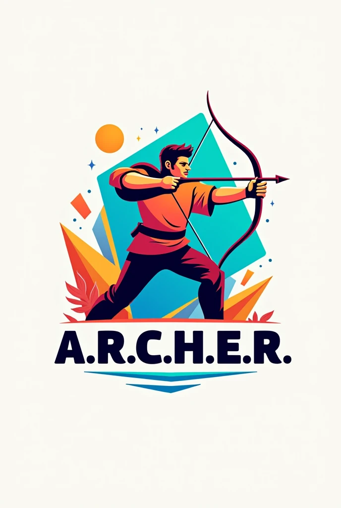 A logo for our supreme student government partylist named A.R.C.H.E.R. with the meaning (Advocacy, Representation, Collaboration, Humanitarian, Engagement, and Responsibility) make it fun and add lots of elements that resembles to leadership