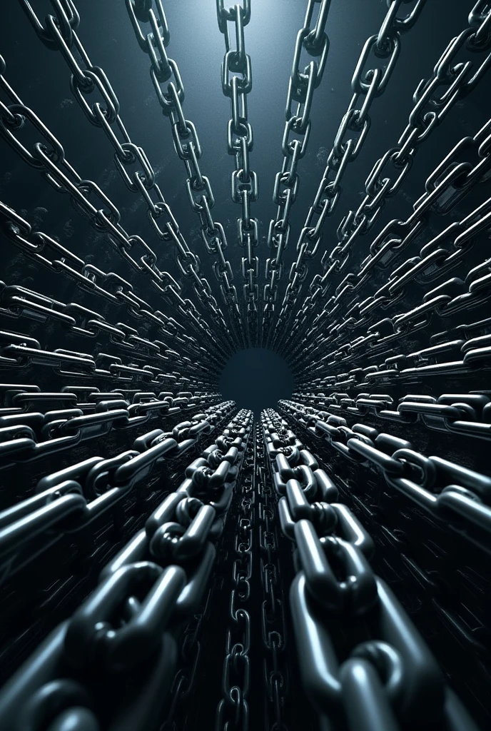 Countless chains, Radially extending