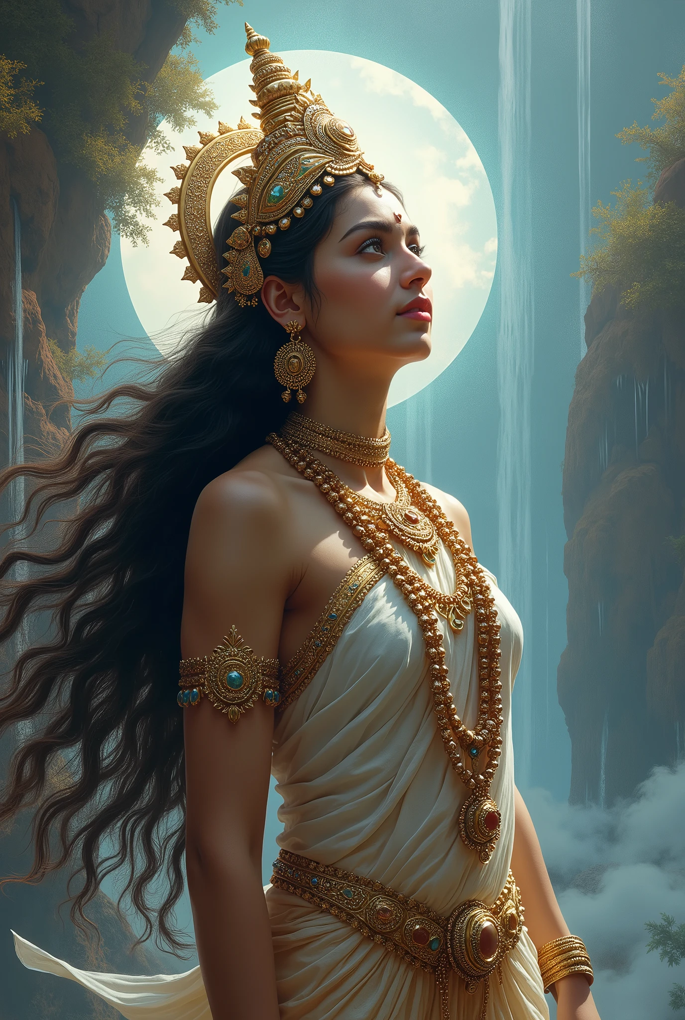 When Mother Parvati saw this,