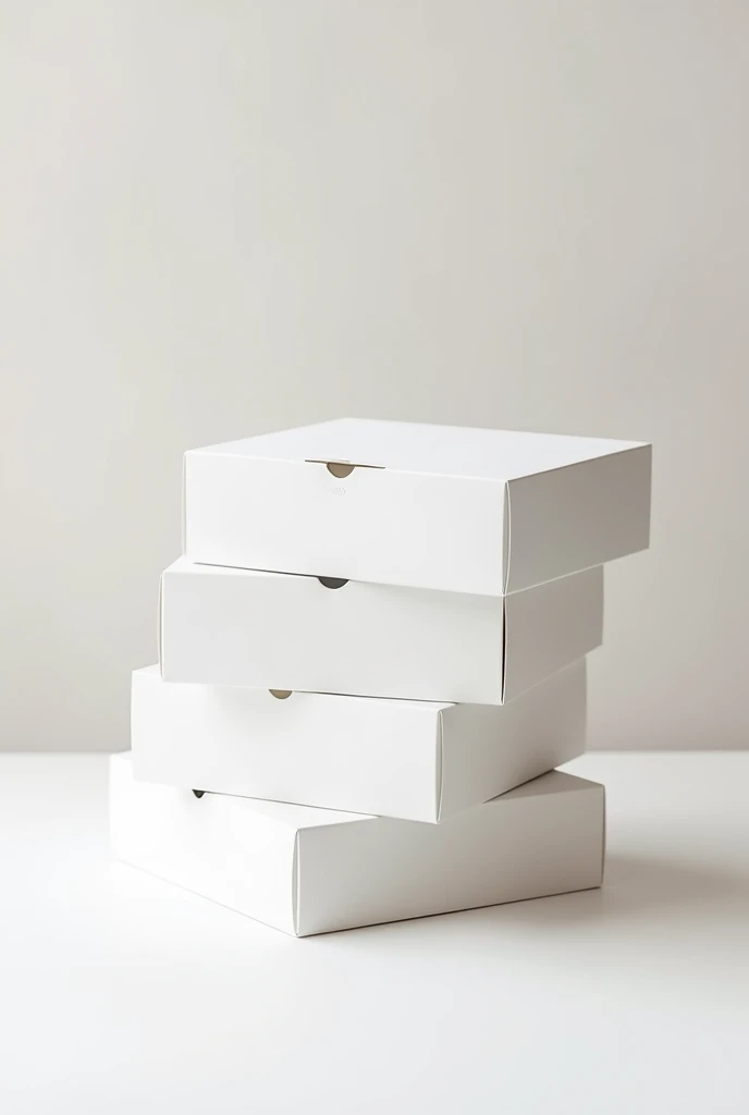 White cookie boxes