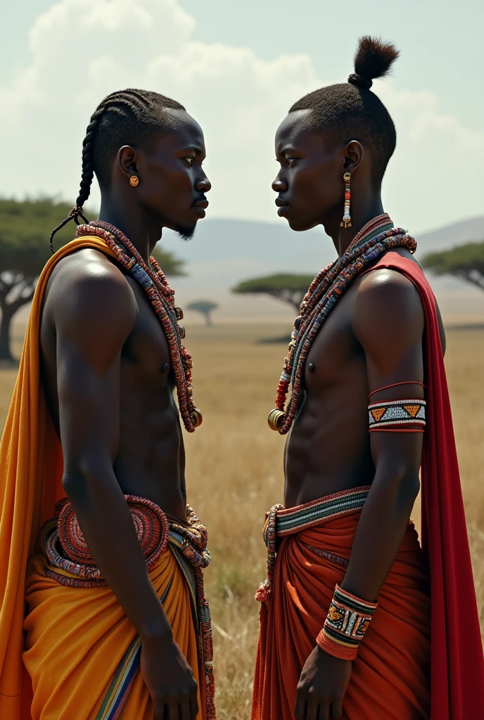 Une atmosphère tendue entre les deux protagonistes, each on their side.. (Maasai)