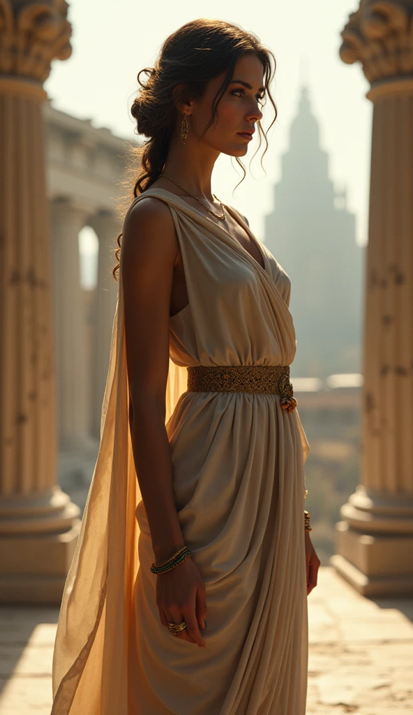 Very beautiful ancient Greek women, One person, whole body