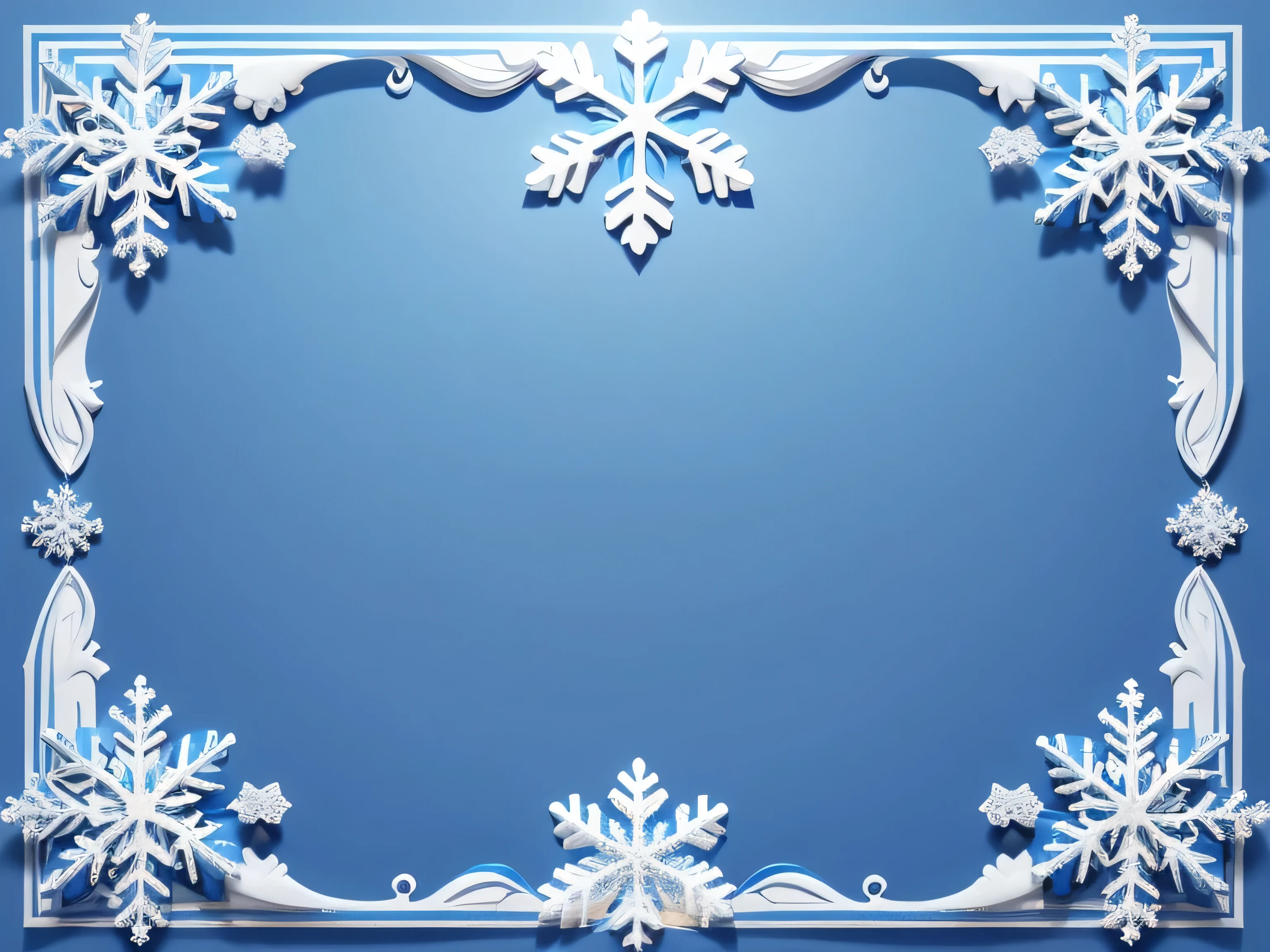 Blue and white Christmas border with snowflakes close up, Blue border, Background white, Blue background, White border and background, White border, on simple background, Paper border, White border, Background Soft Blue, Clear Background, light Blue background, Stylized borders, with a Blue background, Blue background, inside Stylized borders, Snow Background