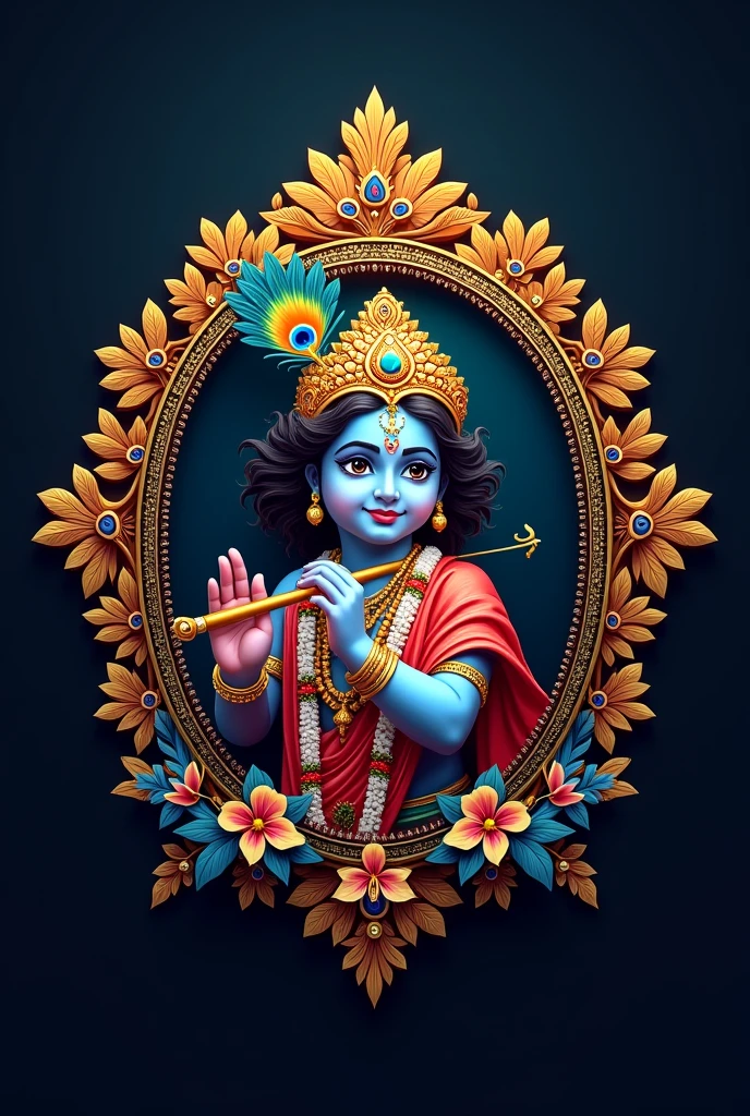 A Logo for my Jwellery shop 
Name Sunil Jwellers 
With Janmashtami Festival 