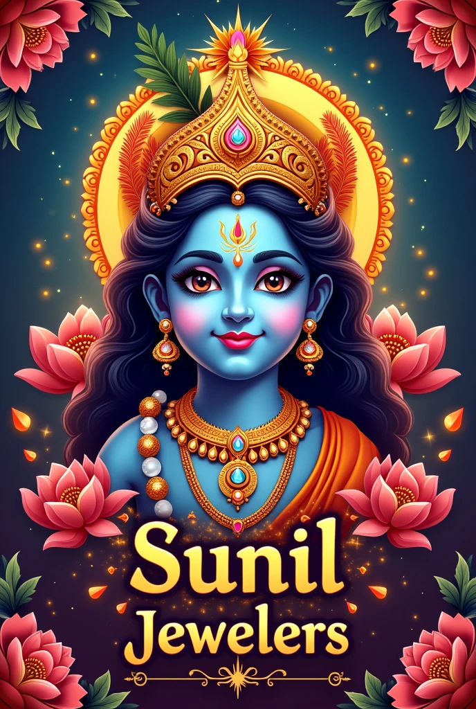 A Logo for my Jwellery shop With Janmashtami Festival
Name Sunil Jwellers
