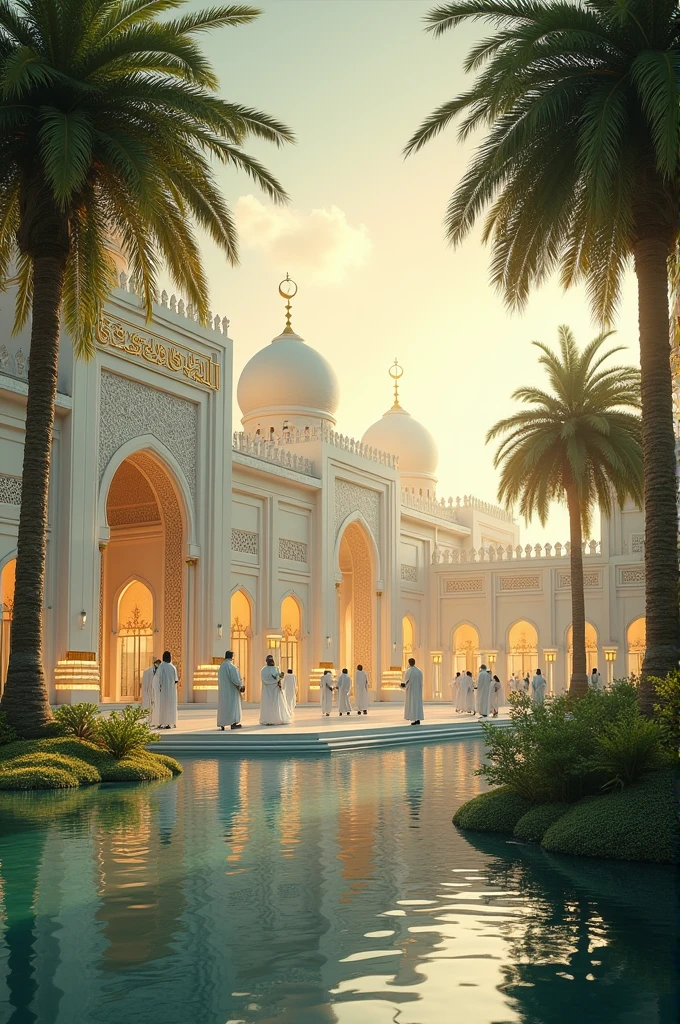 Draw me heaven according to the description of the Quran