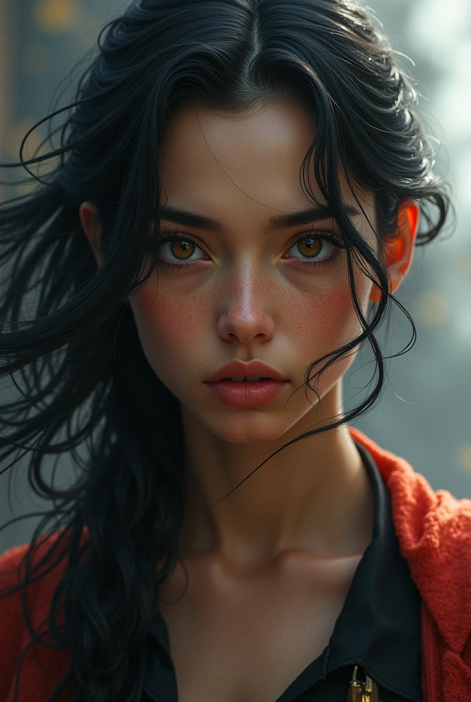 masterpiece, Top quality, [crazy_Eye], (Small: 1.2), Ultra Detailed, FOG, National Foundation, (Poker face)