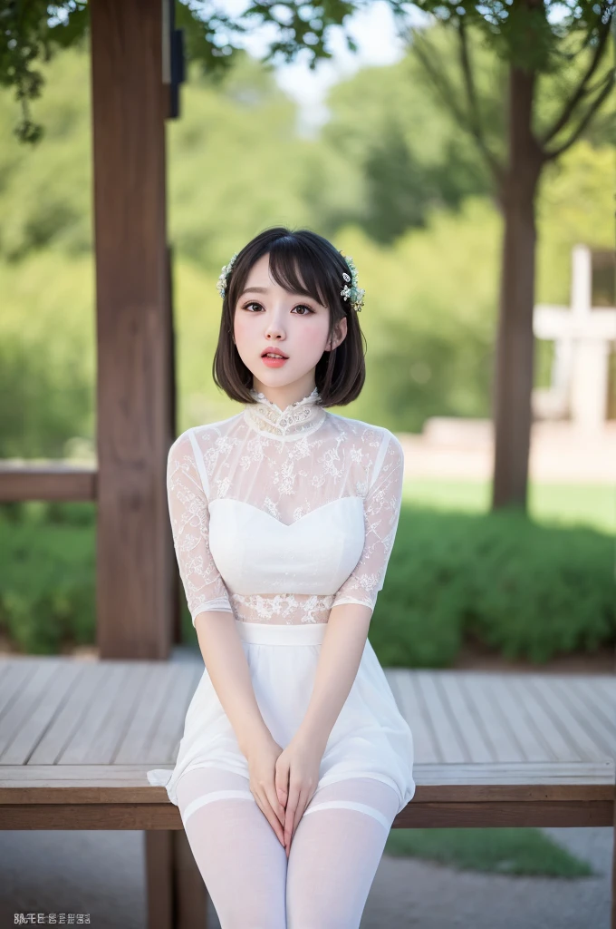 masterpiece, Bokeh, Looking at the audience, pantyhose,(masterpiece, Highest quality, It captures a very cute moment, Depth of written boundary, Super detailed, Ultra-high resolution, C4D, Octadale, 3D Modeling,Realistic human photos、 8k, 16K, one person's,Middle school students, 、Small breasts,Black Hair,short hair,Straight Hair,Light brown eyes,Cute Face), Bloomers, Black tank top, zettai ryouiki, Wet clothes, Take off、Real-life skin、Not an anime、Realistic、