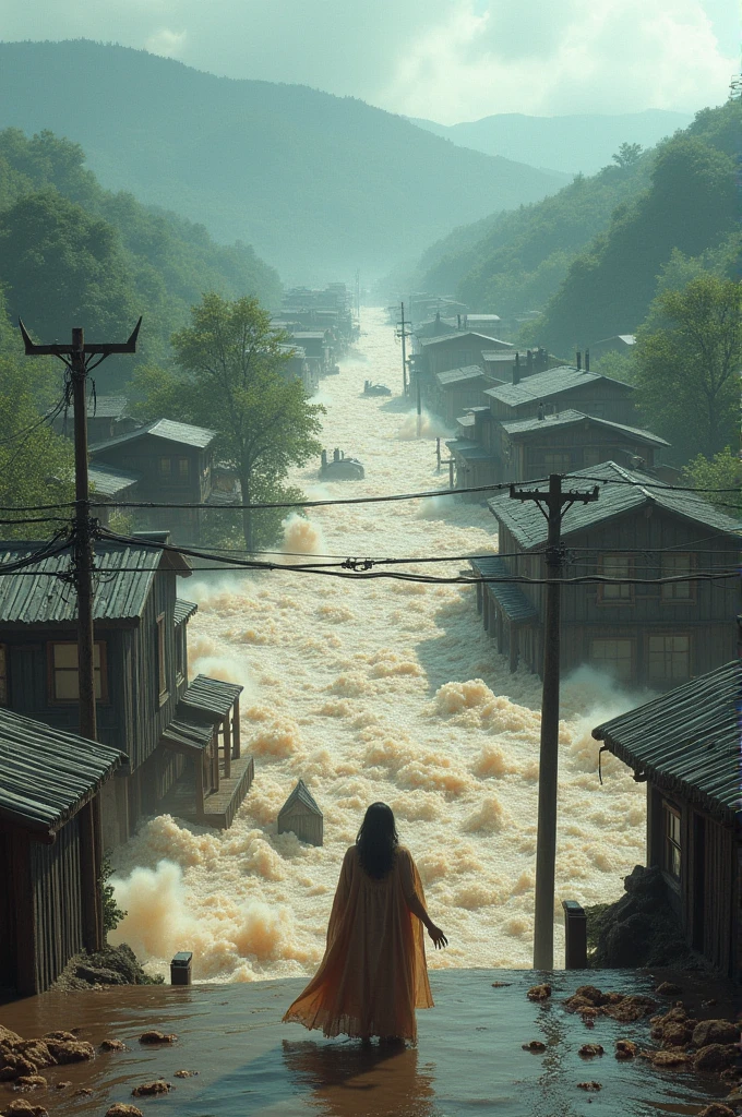 A in flood