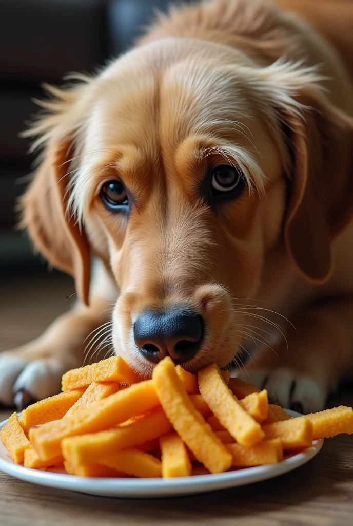 Dog eating food with girls and fuck

