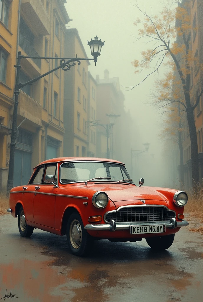 ((realistic photo of a car)), by Jeremy Lipking, by William Bouguereau, (by Alphonse Mucha:0.5), sabudenego, jeremy lipking, masterpiece,, (VAZ2112), 