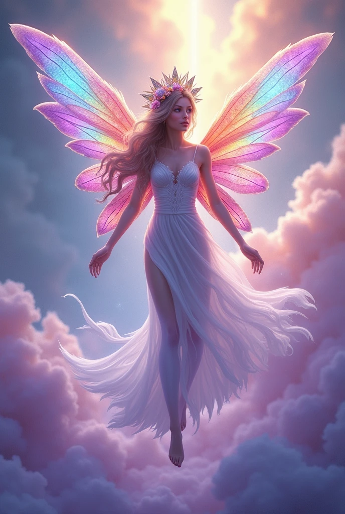 Colours spirit tattoo fairy-tale spiritual heaven fairy peace wing rainbow violet magic feather png image