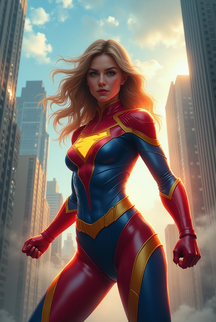 Superhero power girl