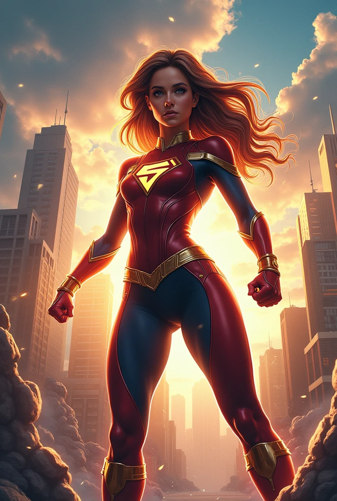 Superhero power girl