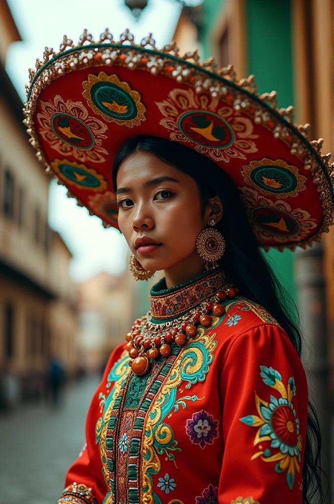 Can you make me a profile picture for a Facebook page called Mexico in your senses that will talk about cinema?, music and literature. With a very Mexican touch