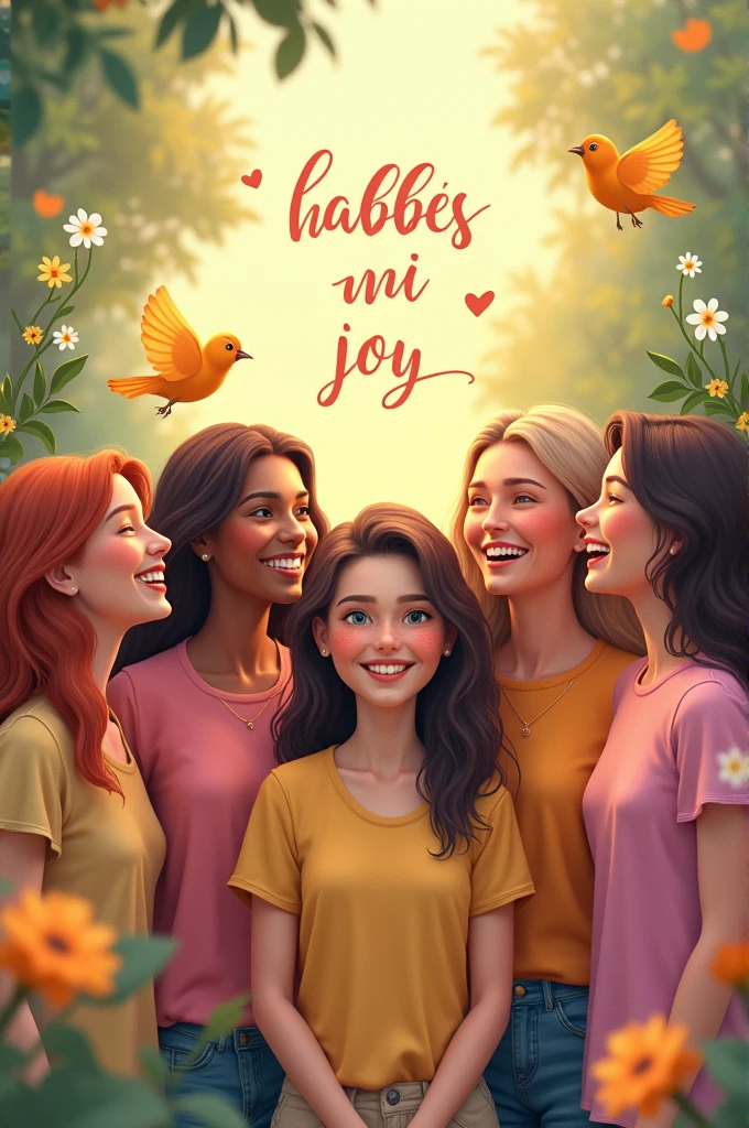 Je veux une image montrant des personnes heureux avec une très belle citation inspirante