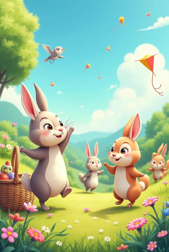 Wakey wakey, it’s a sunny day,
All the animals are ready to play.
Grab your hat and come along,
Join the fun, we’ll sing a song!