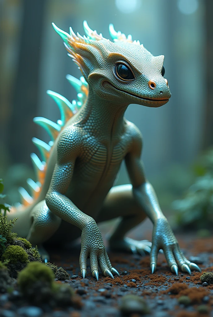 Alienx and Komodo dragon fusion 
