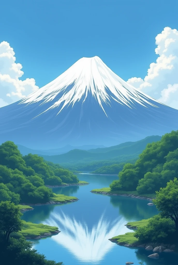 Fuji Mountain、An illustration