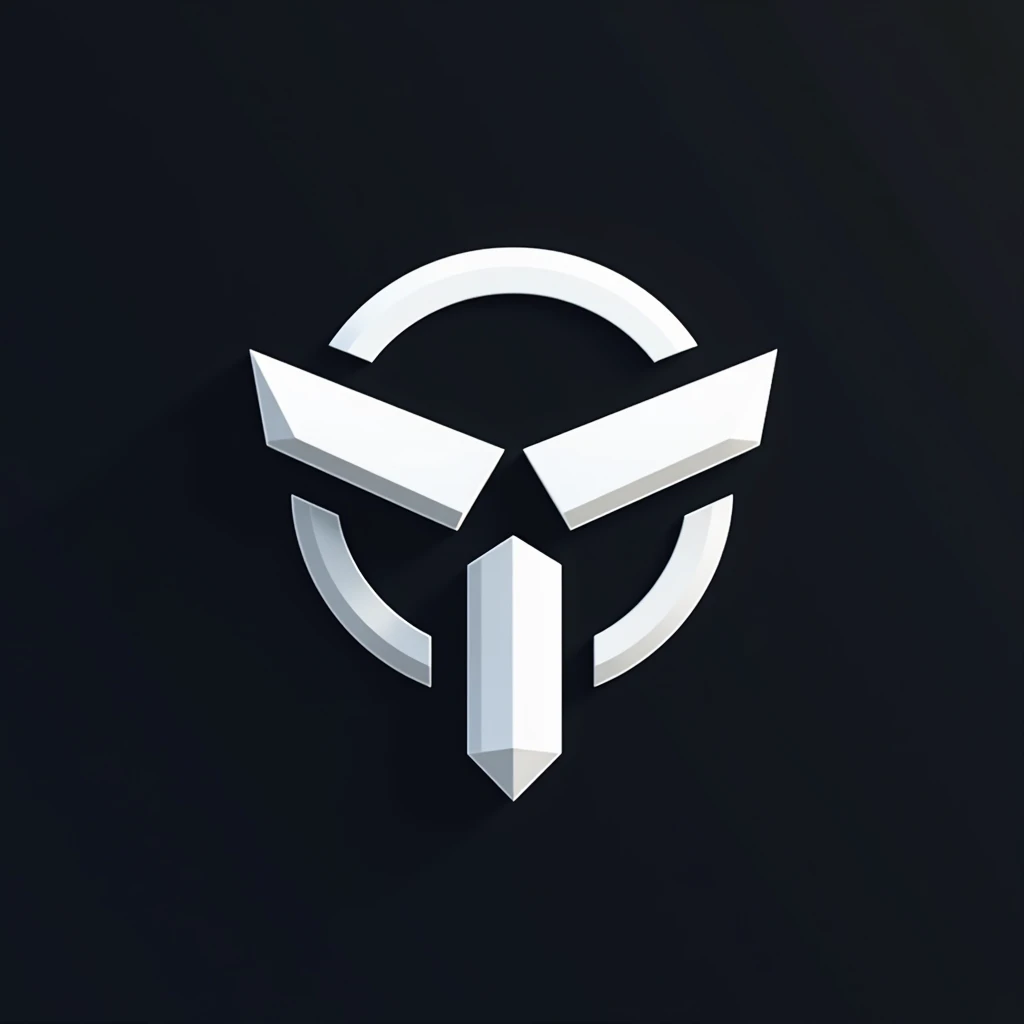 Teharus Confederation Logotype, white