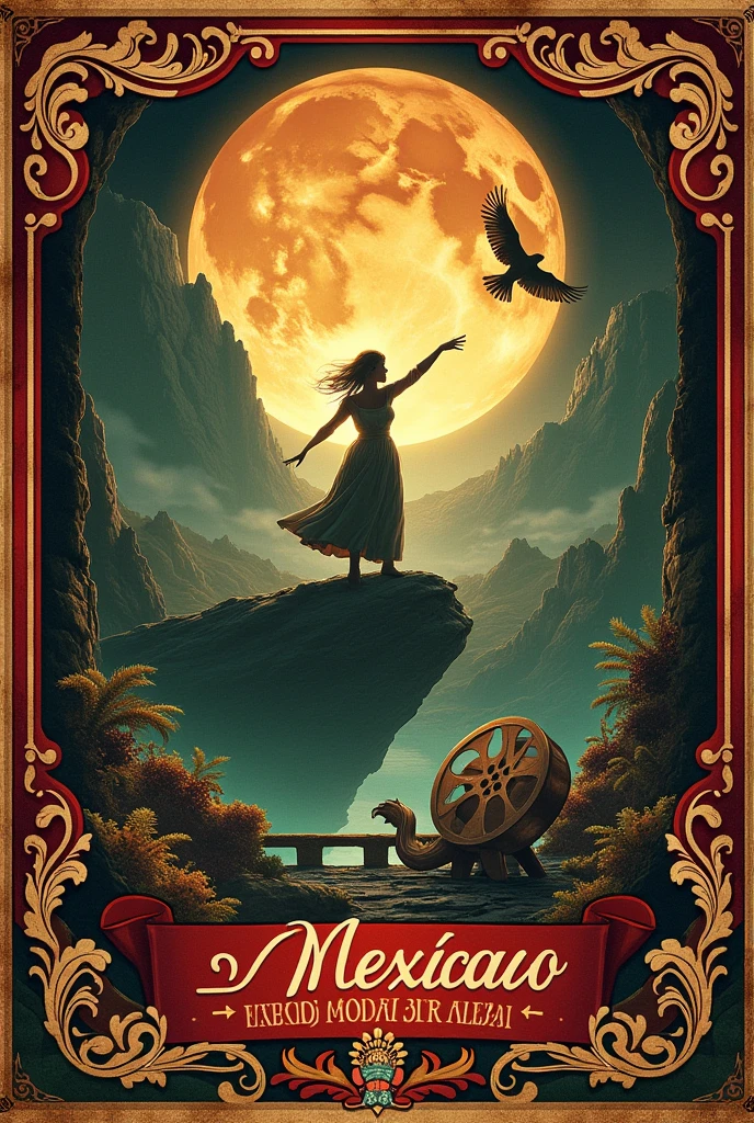 Can you make me an old literature poster?, Mexican cinema and music. without people
